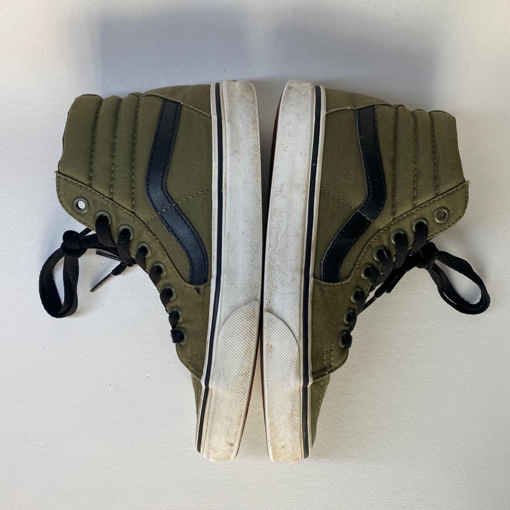 Van’s Sk-8 Hi Sneakers Women’s 5.5 Army Green/Black 721277 - Picture 8 of 9
